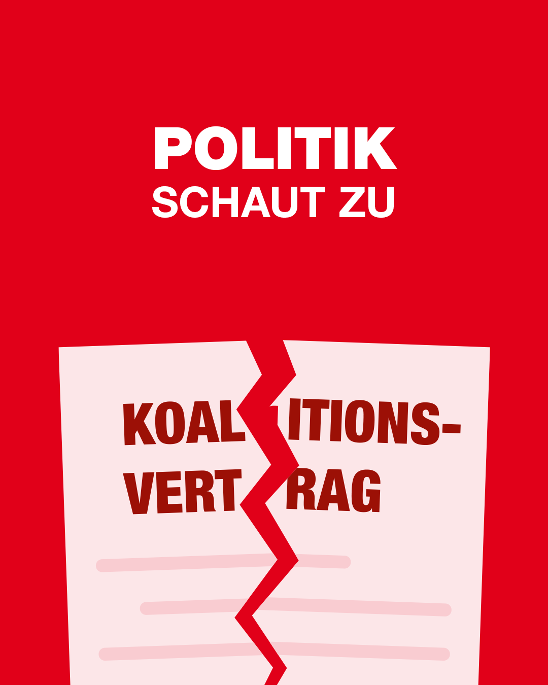 Die Politik ist in der Pflicht.